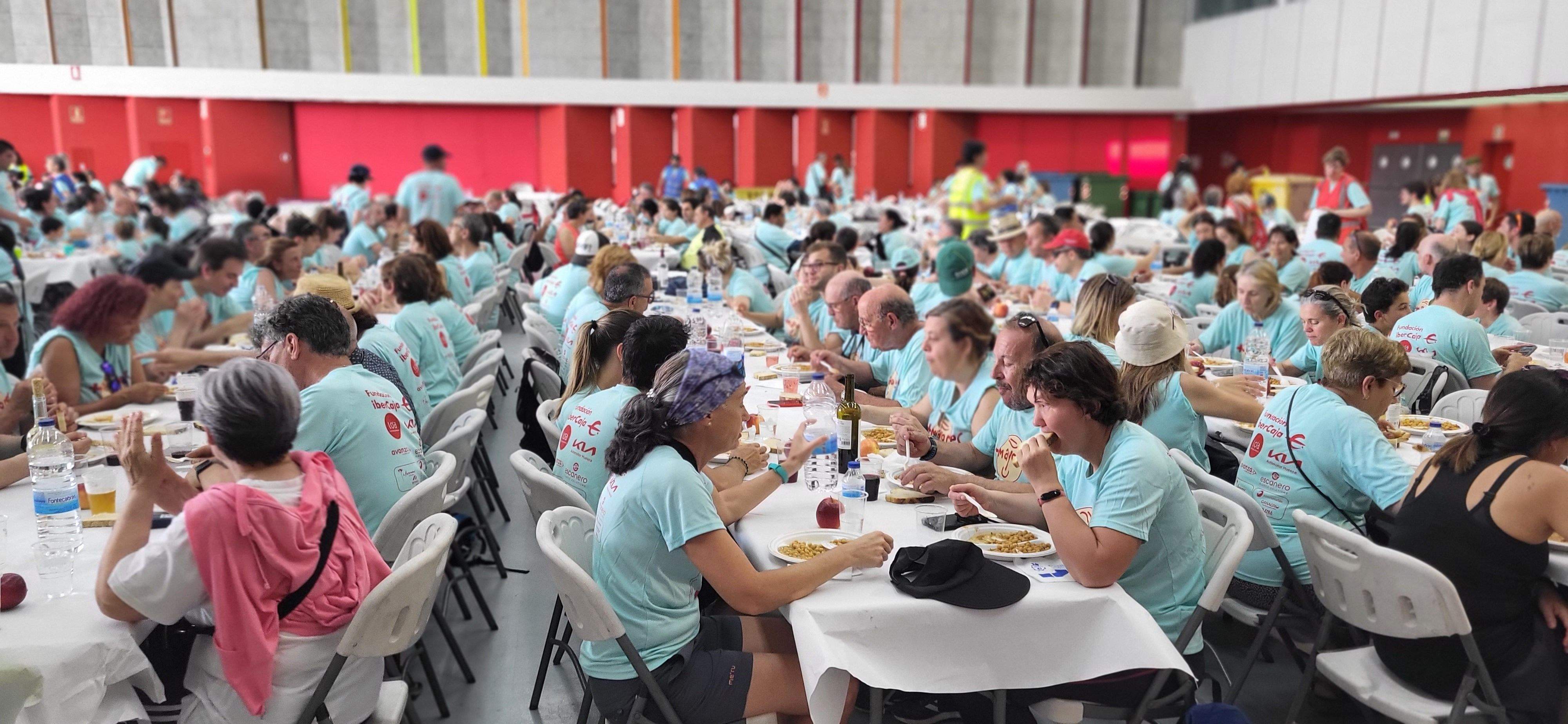 La comida, garbanzos buenísimos. Foto Myriam Martínez
