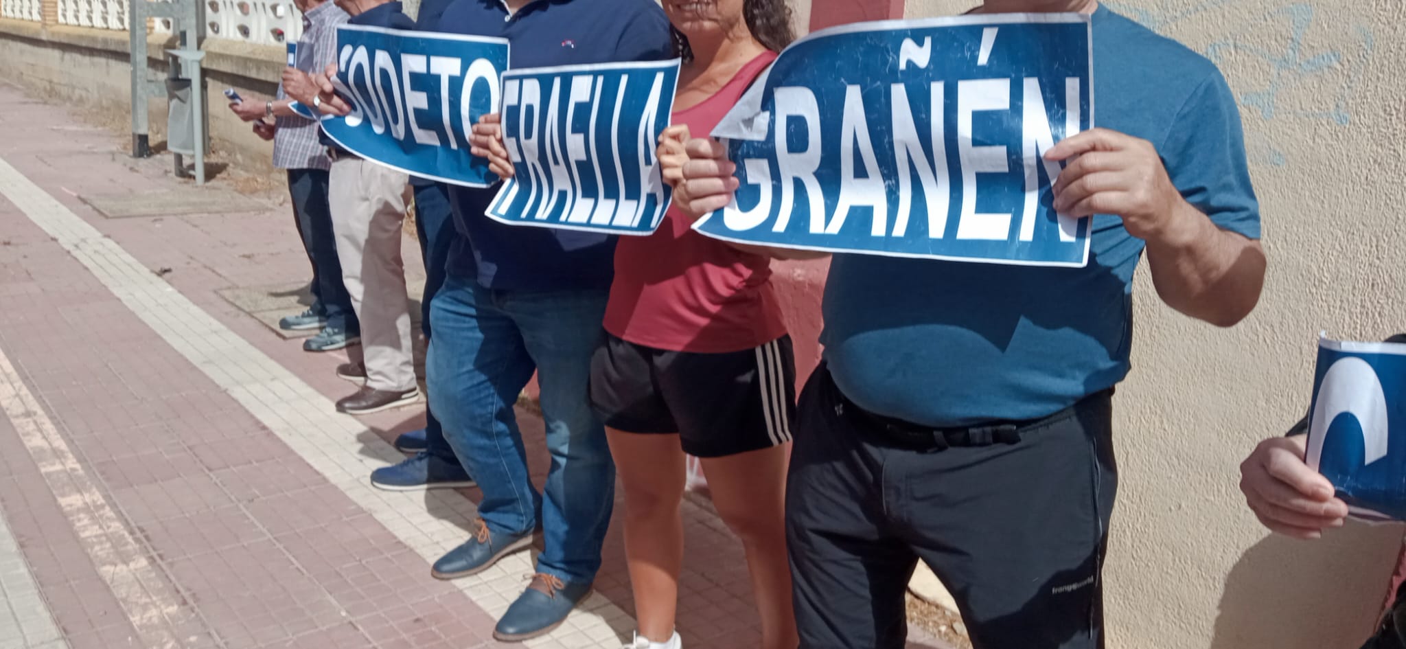 Concentración de Monegros No Pierdas Tu Tren.