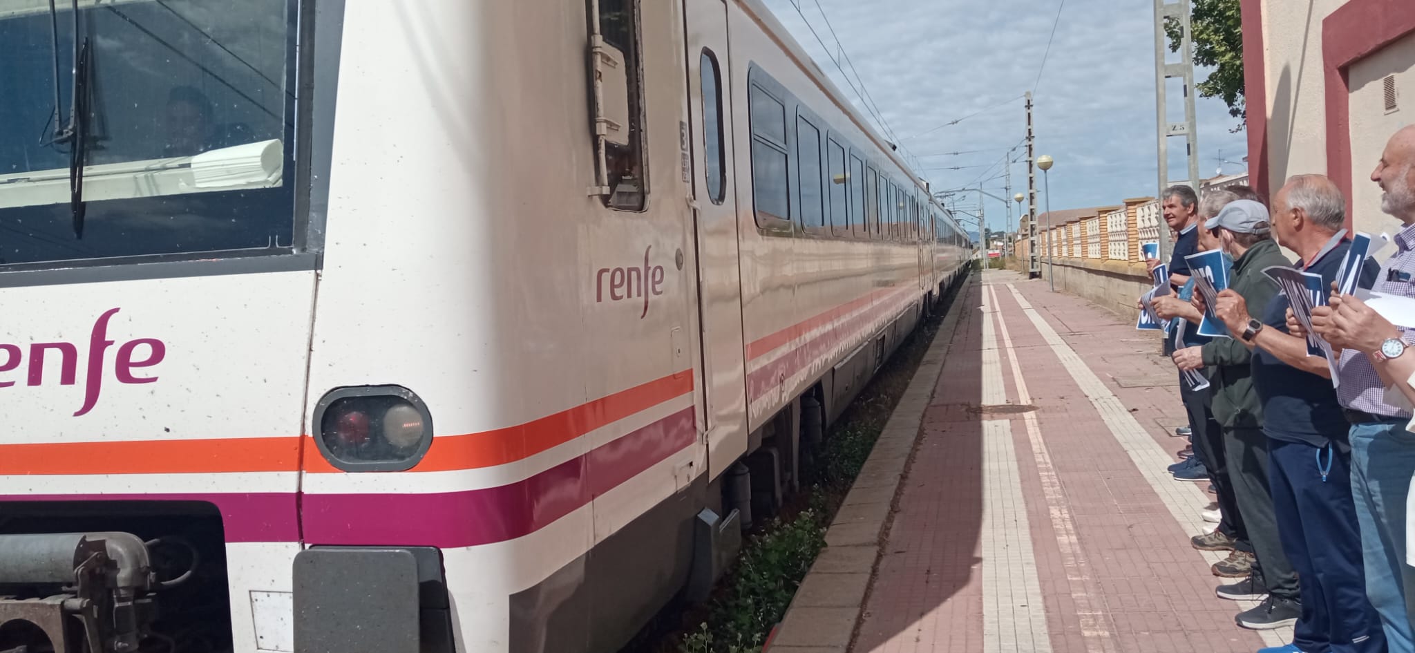 Concentración de Monegros No Pierdas Tu Tren.