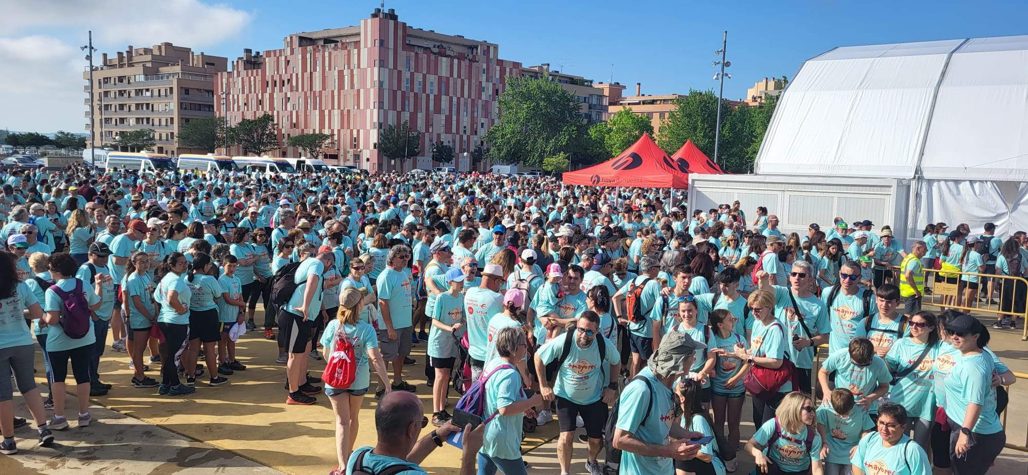 Imagen de la 11ª Marcha Aspace Huesca. Fotos: Myriam Martínez
