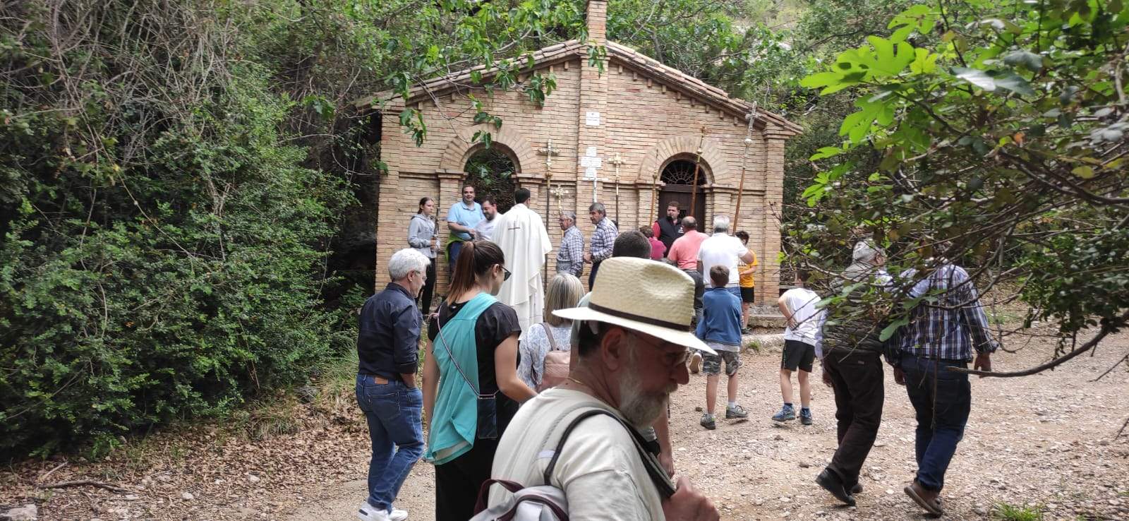 Celebración de San Gregorio en San Cosme y San Damián en Panzano. Foto Fernando Paúles