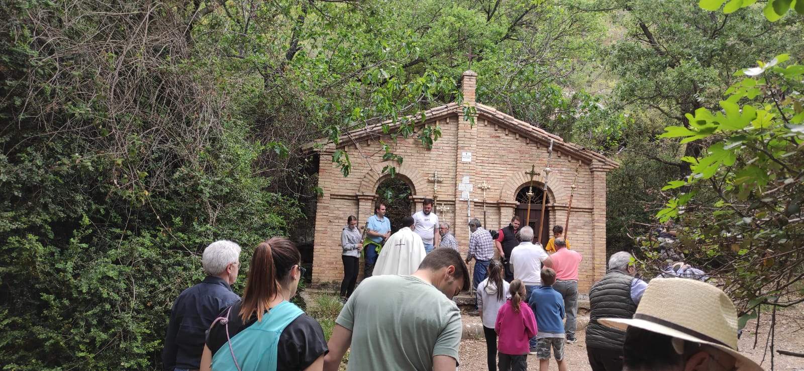Celebración de San Gregorio en San Cosme y San Damián en Panzano. Foto Fernando Paúles