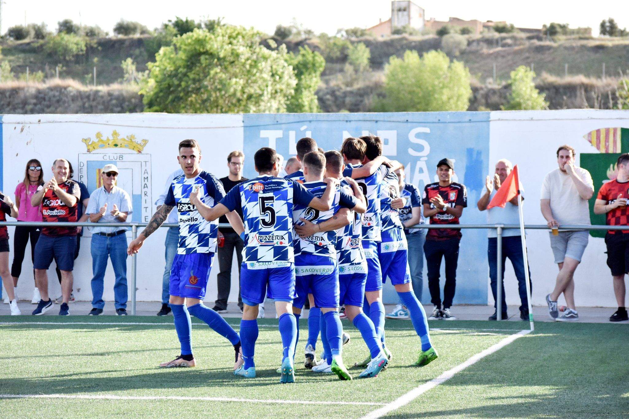 Foto de archivo del Tamarite de esta temporada. Foto: Twitter CDJ Tamarite