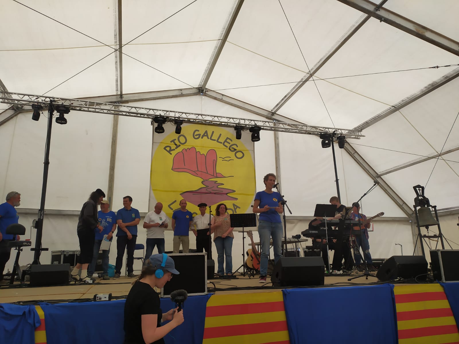 Celebración en Biscarrués del triunfo sobre el pantano.