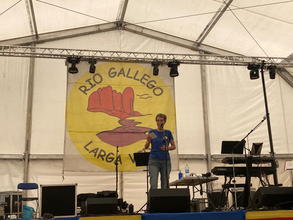 Celebración en Biscarrués del triunfo sobre el pantano.