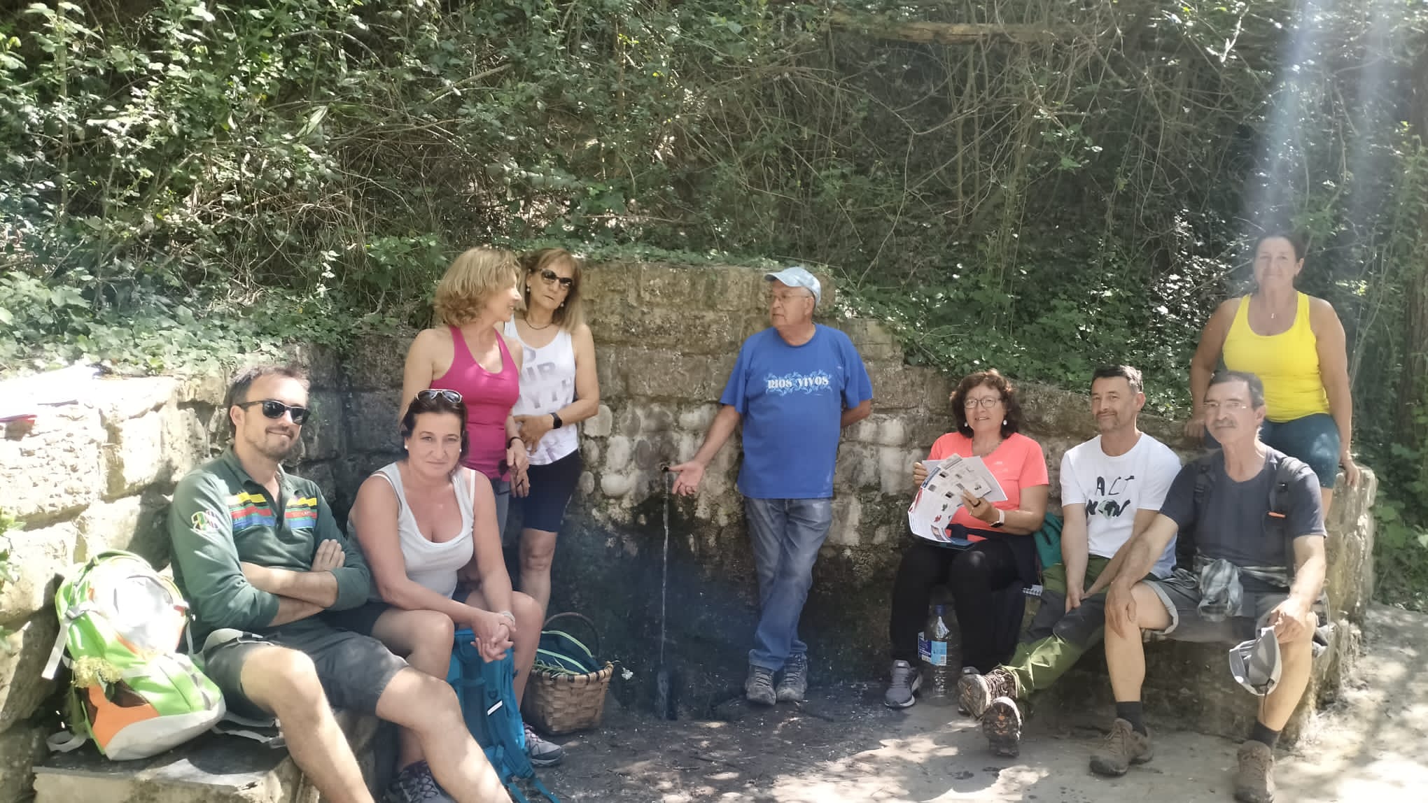 Celebración en Biscarrués del triunfo sobre el pantano.
