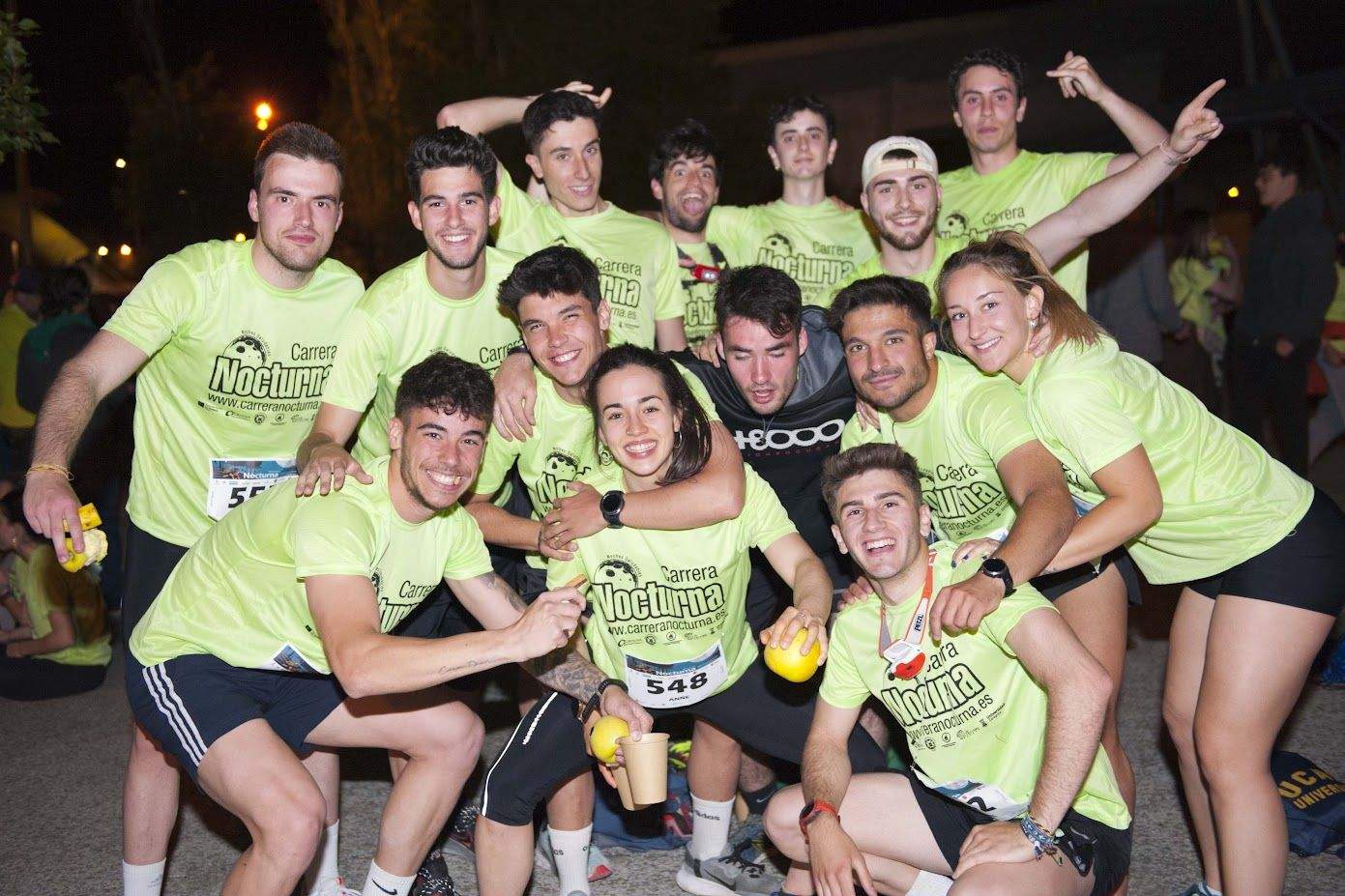Foto de archivo de la Carrera Nocturna de Huesca.