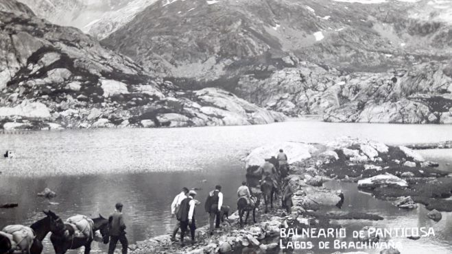 Bachimaña antes presa, sobre 1930. Bachimaña antes presa, sobre 1930.
