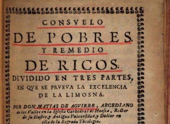 Portada de Consuelo de pobres. La excelencia de la limosna en la Sertoriana