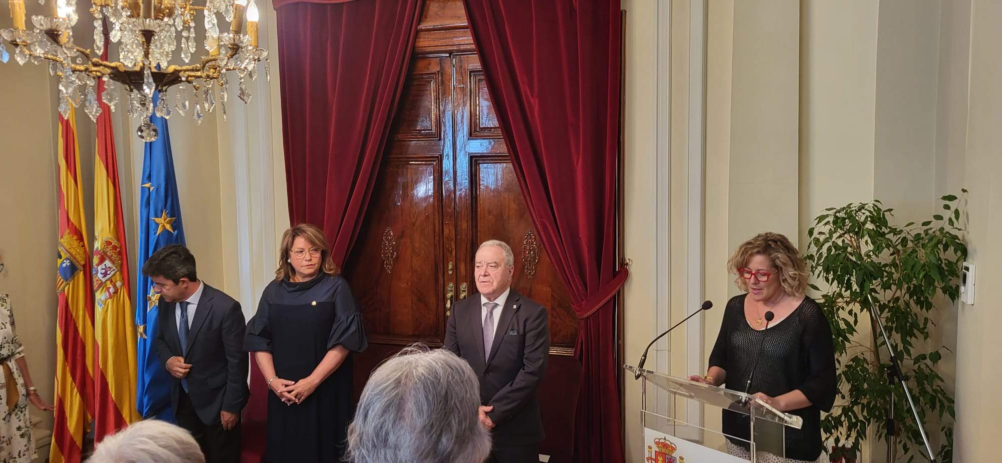 Toma de posesión de Carlos Campo de subdelegado del Gobierno en Huesca. Foto Javier García Antón