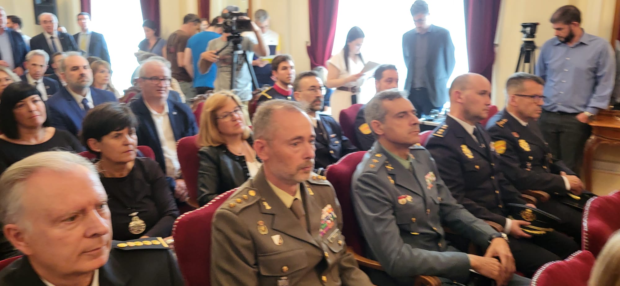 Toma de posesión de Carlos Campo de subdelegado del Gobierno en Huesca. Foto Javier García Antón