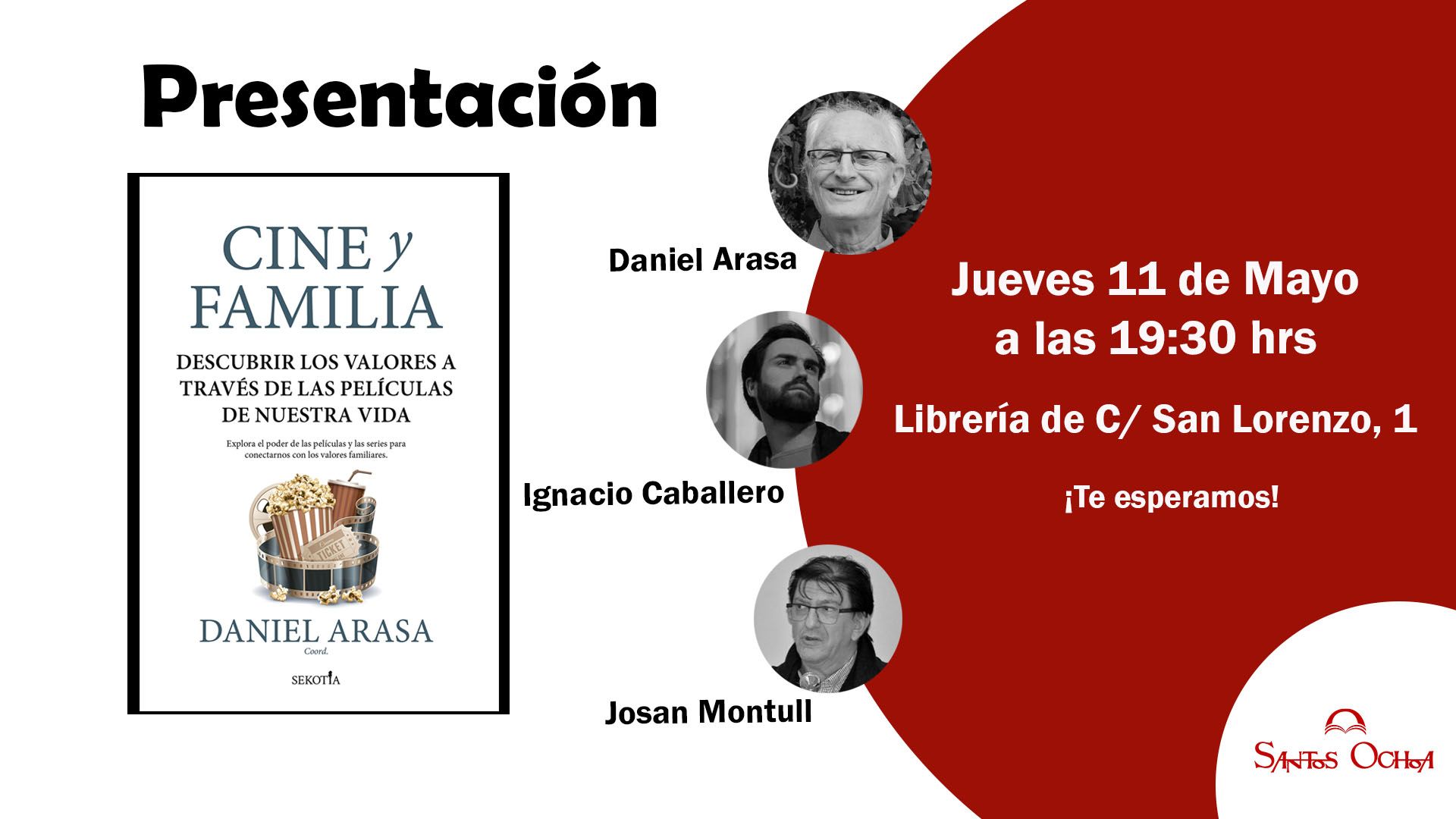 Cartel de la presentación de Cine y Familia