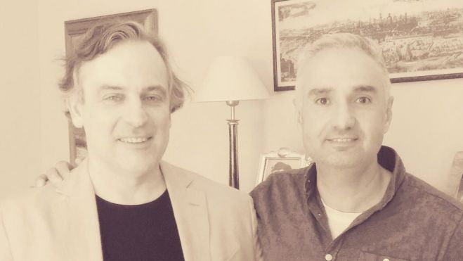 Mariano Ferrández con Max Arel