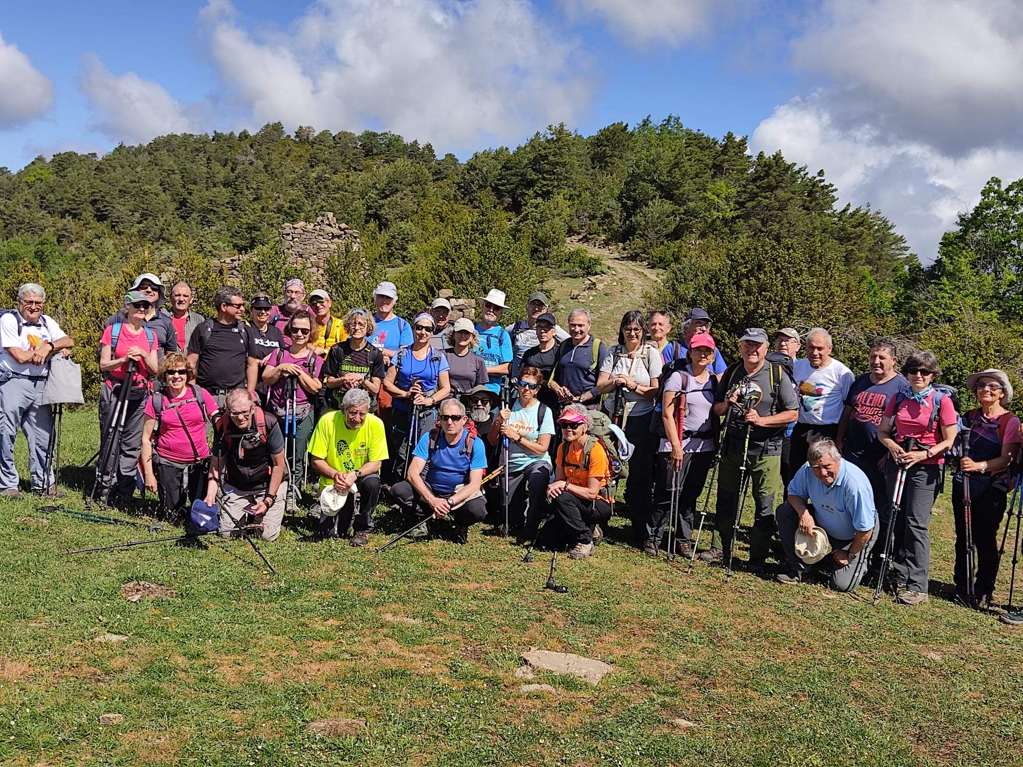 Foto del grupo de Turismo por el Alto Aragón.