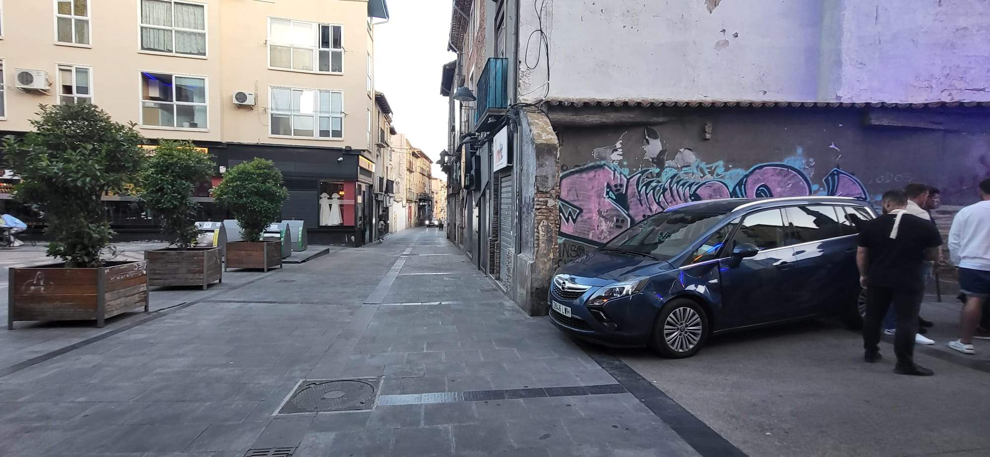 Accidente en la confluencia de San Lorenzo y Argensolas.