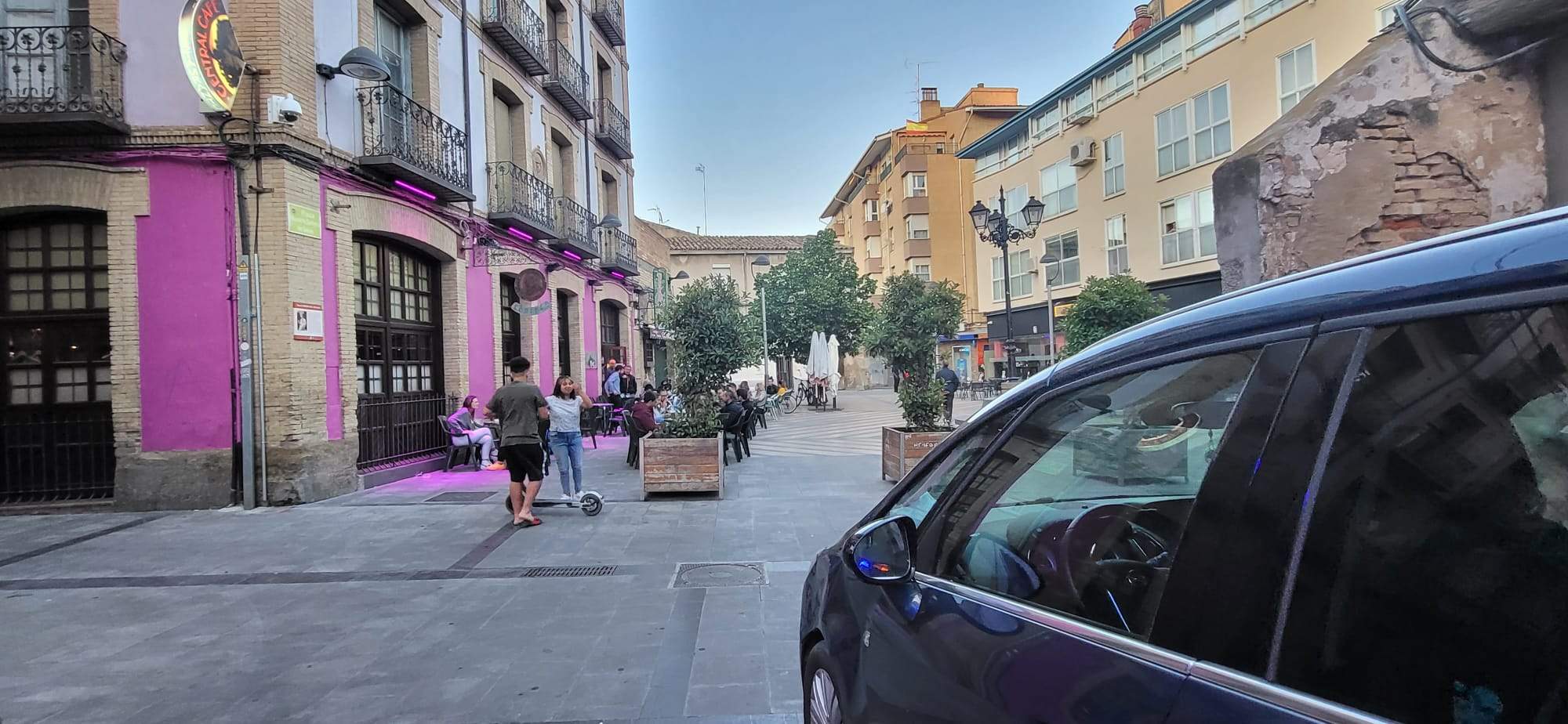 Accidente en la confluencia de San Lorenzo y Argensolas.