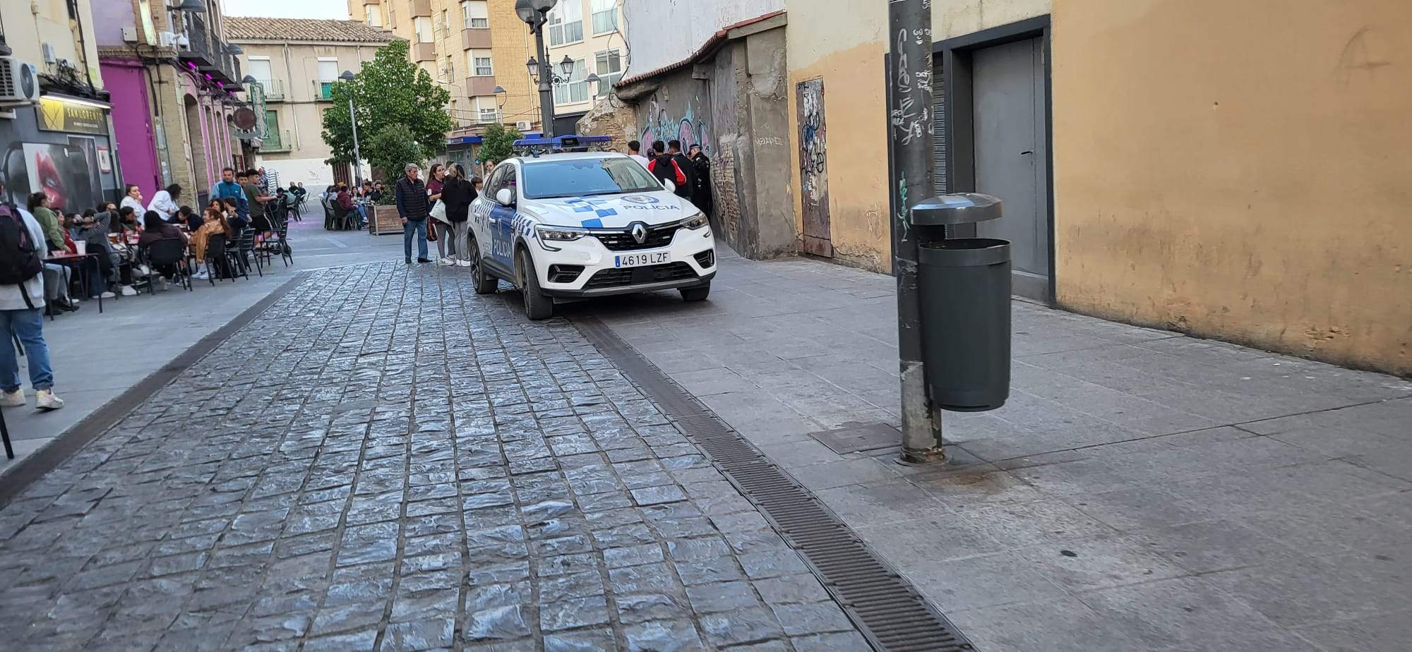 Accidente en la confluencia de San Lorenzo y Argensolas.