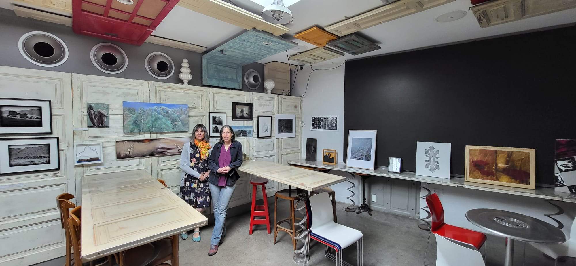 Exposición de obras que se subastarán en "Arte a precio de fortfait".