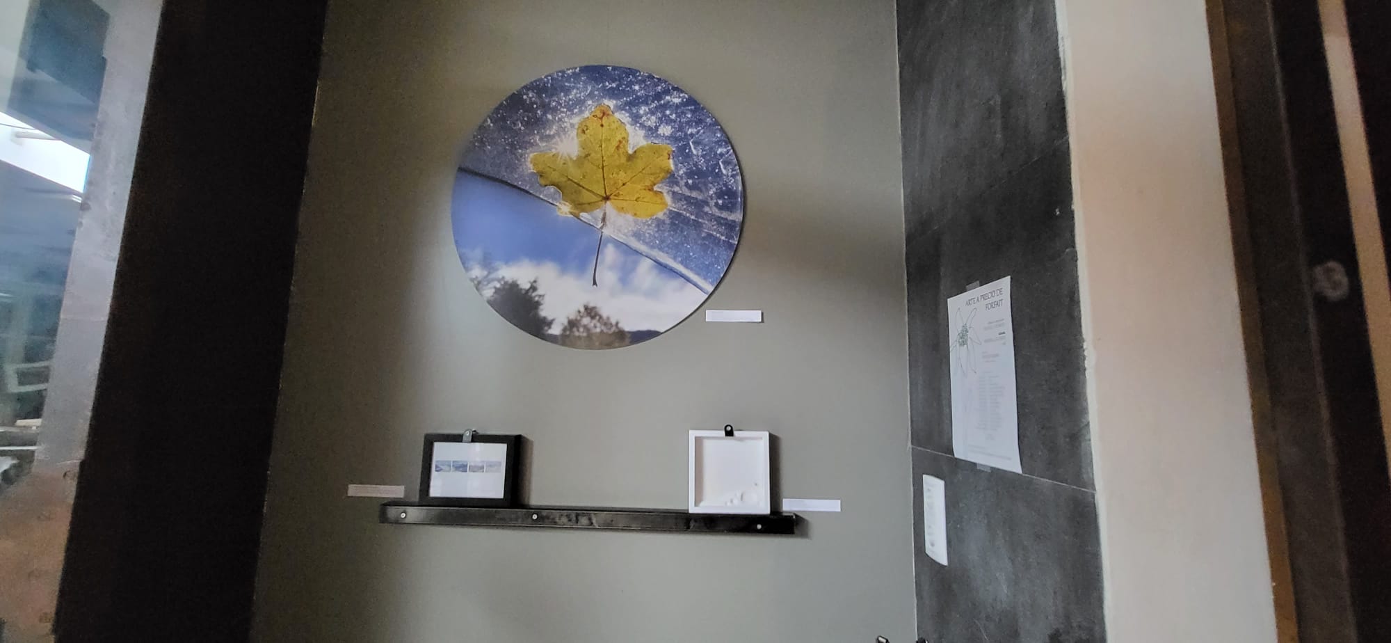 Exposición de obras que se subastarán en "Arte a precio de fortfait".