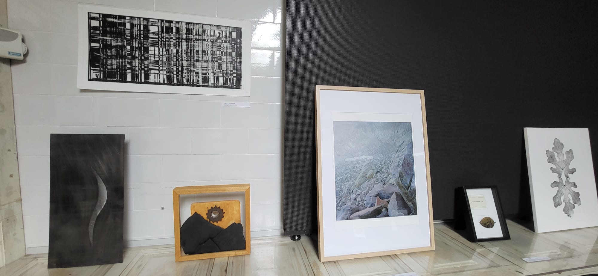 Exposición de obras que se subastarán en "Arte a precio de fortfait".