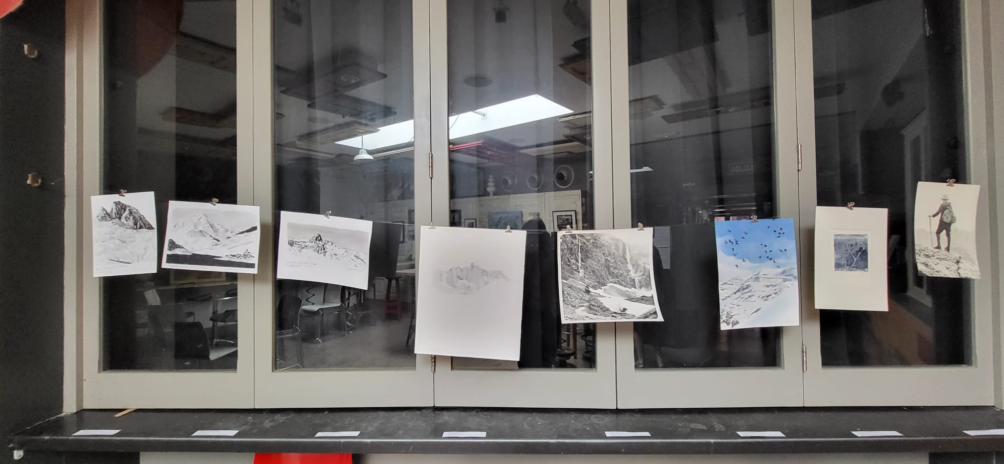 Exposición de obras que se subastarán en "Arte a precio de fortfait".