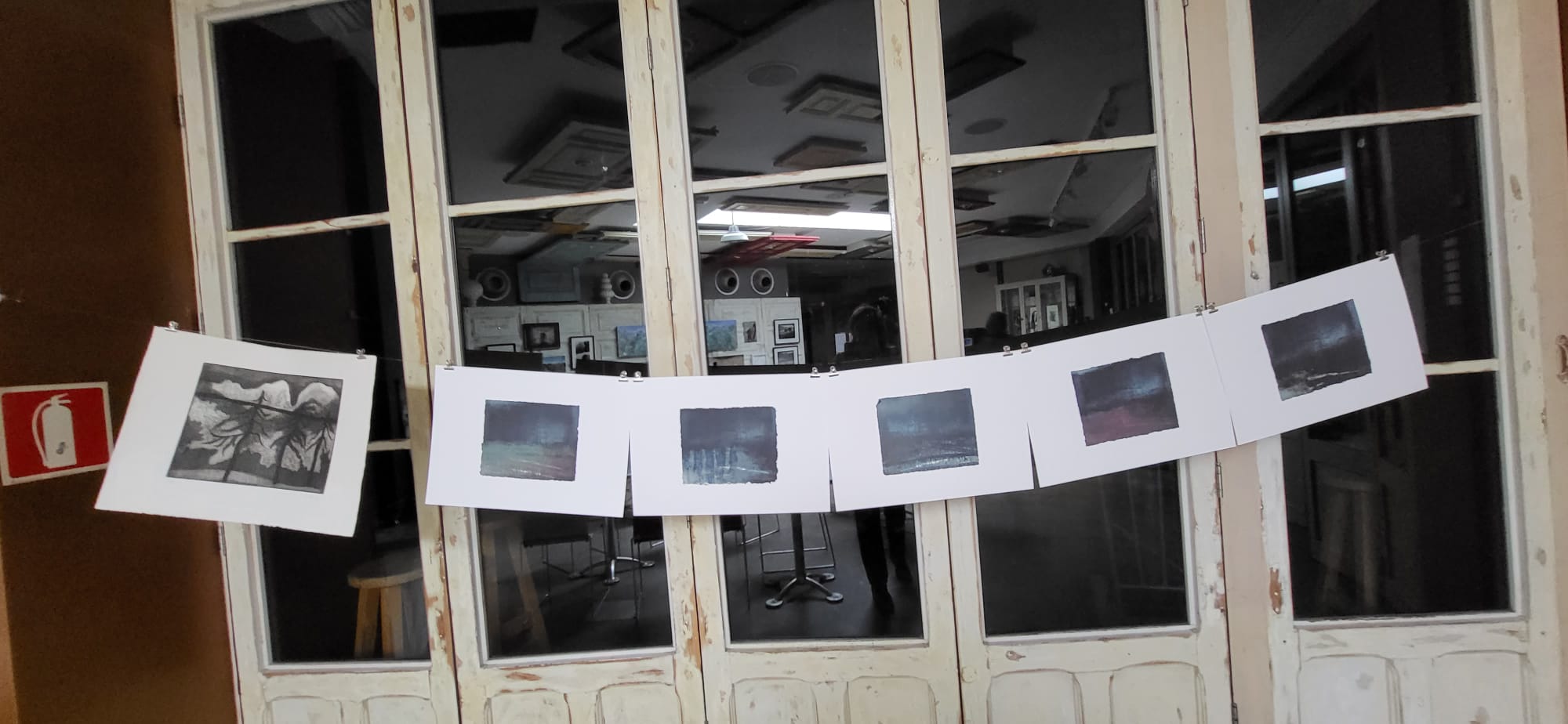 Exposición de obras que se subastarán en "Arte a precio de fortfait".