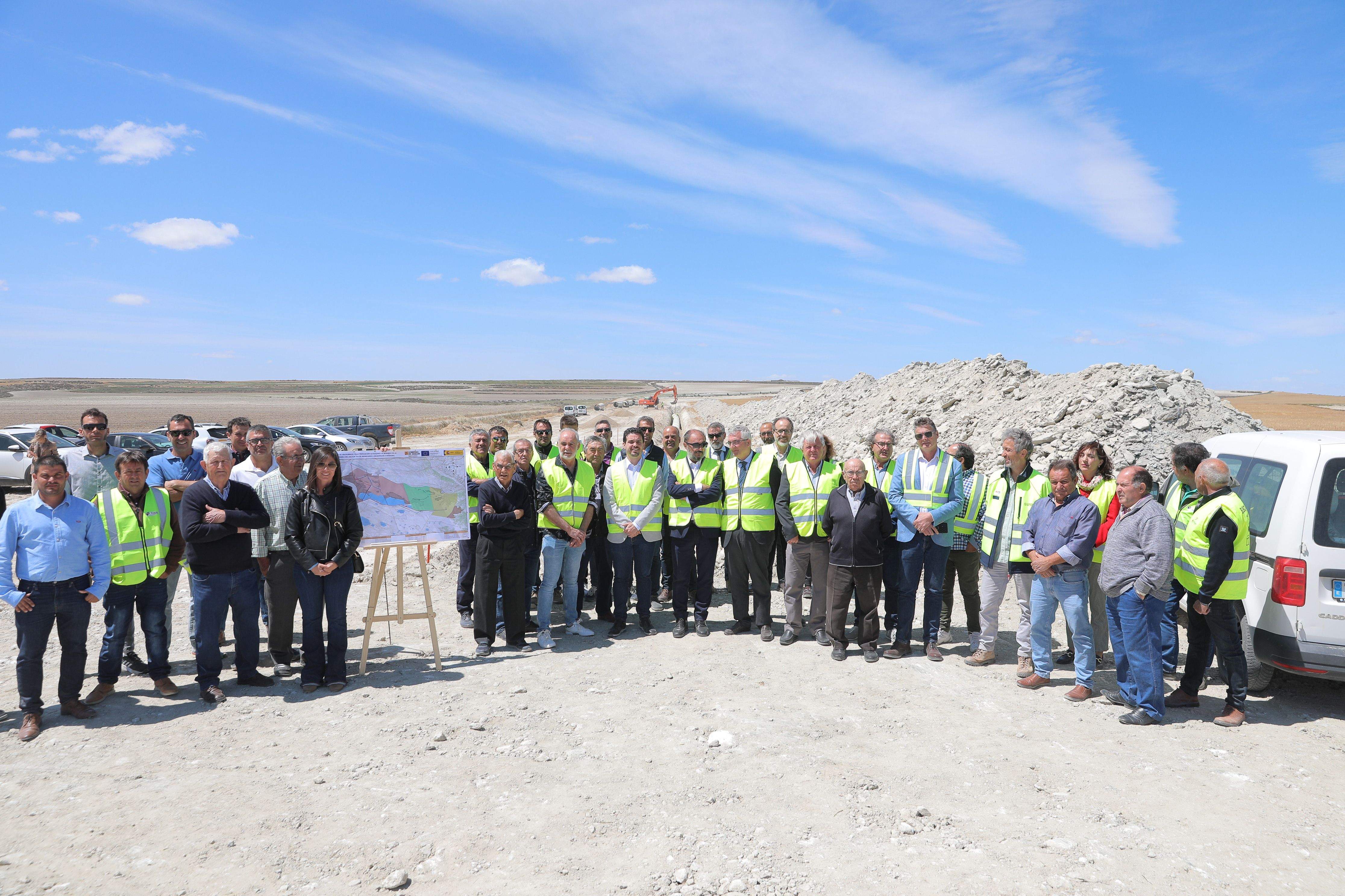 Comienzan las obras para la puesta en riego de 6.300 hectáreas en Bujaraloz y Peñalba y Fraga
