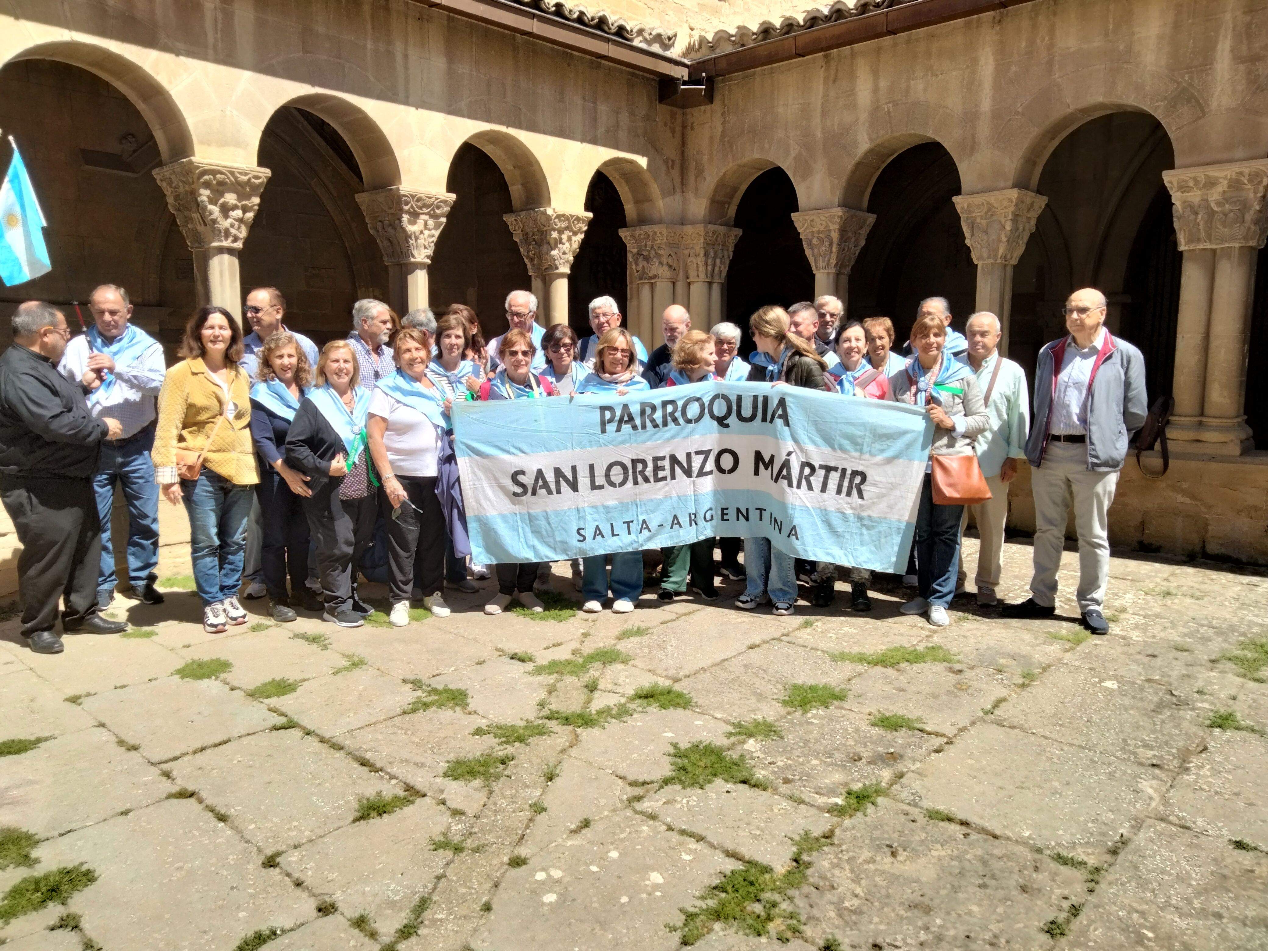 La delegación de Salta en los Claustros de San Pedro. Foto HCL