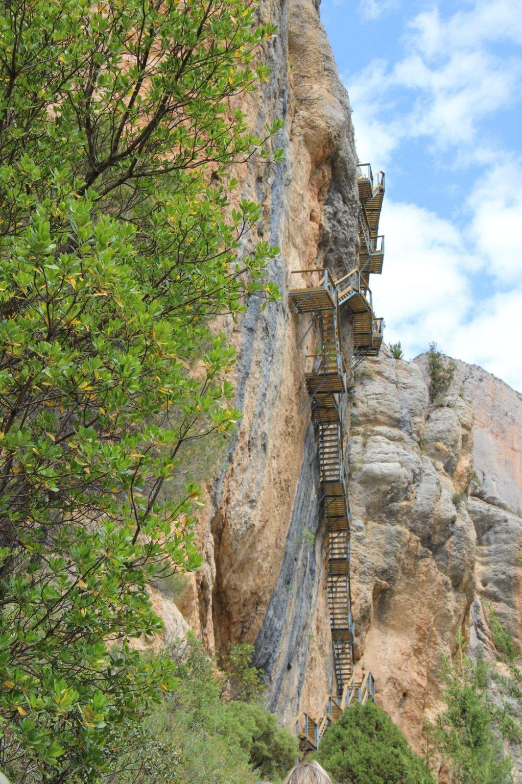 Pasarelas de Montfalcó tras la remodelación.