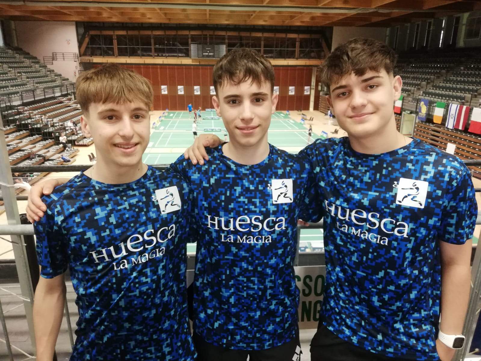 Alejandro Gállego, Raúl Bergua y Gonzalo Isábal.