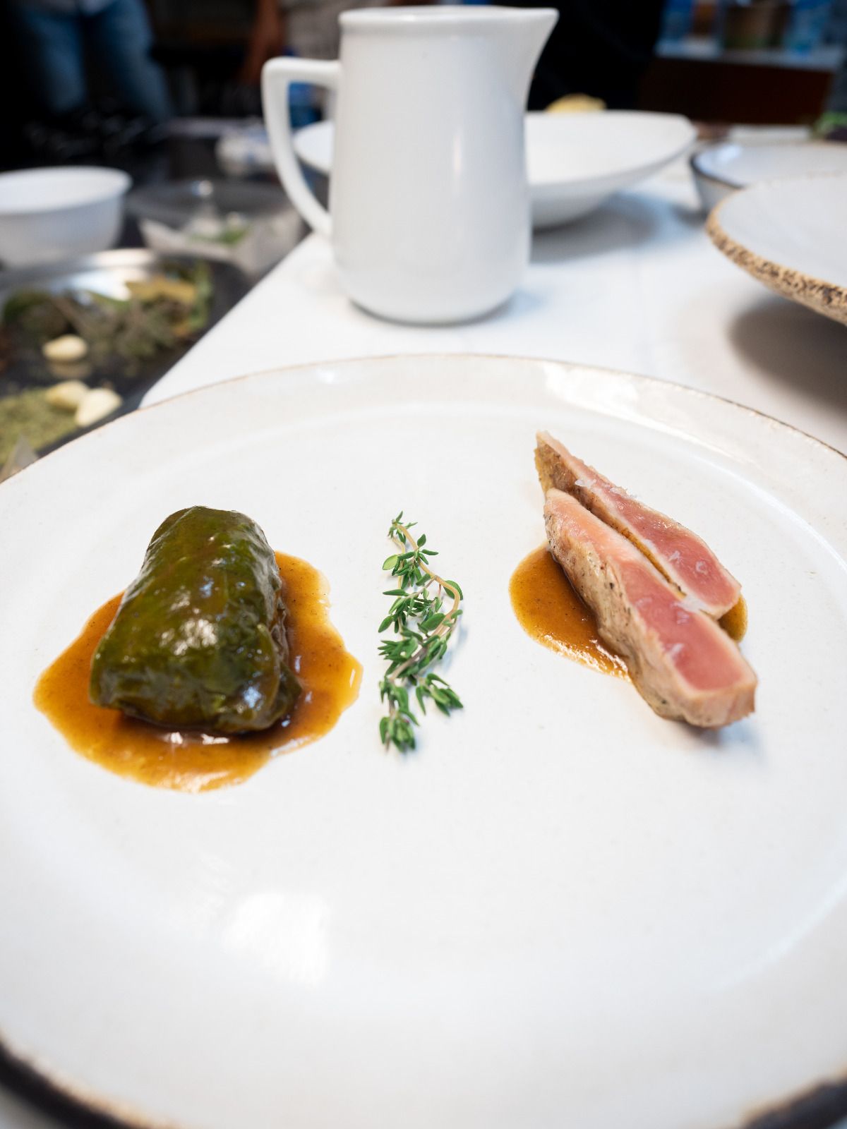 Taller de Gastronomía de Luis Lera en la Escuela de Hostelería de Huesca