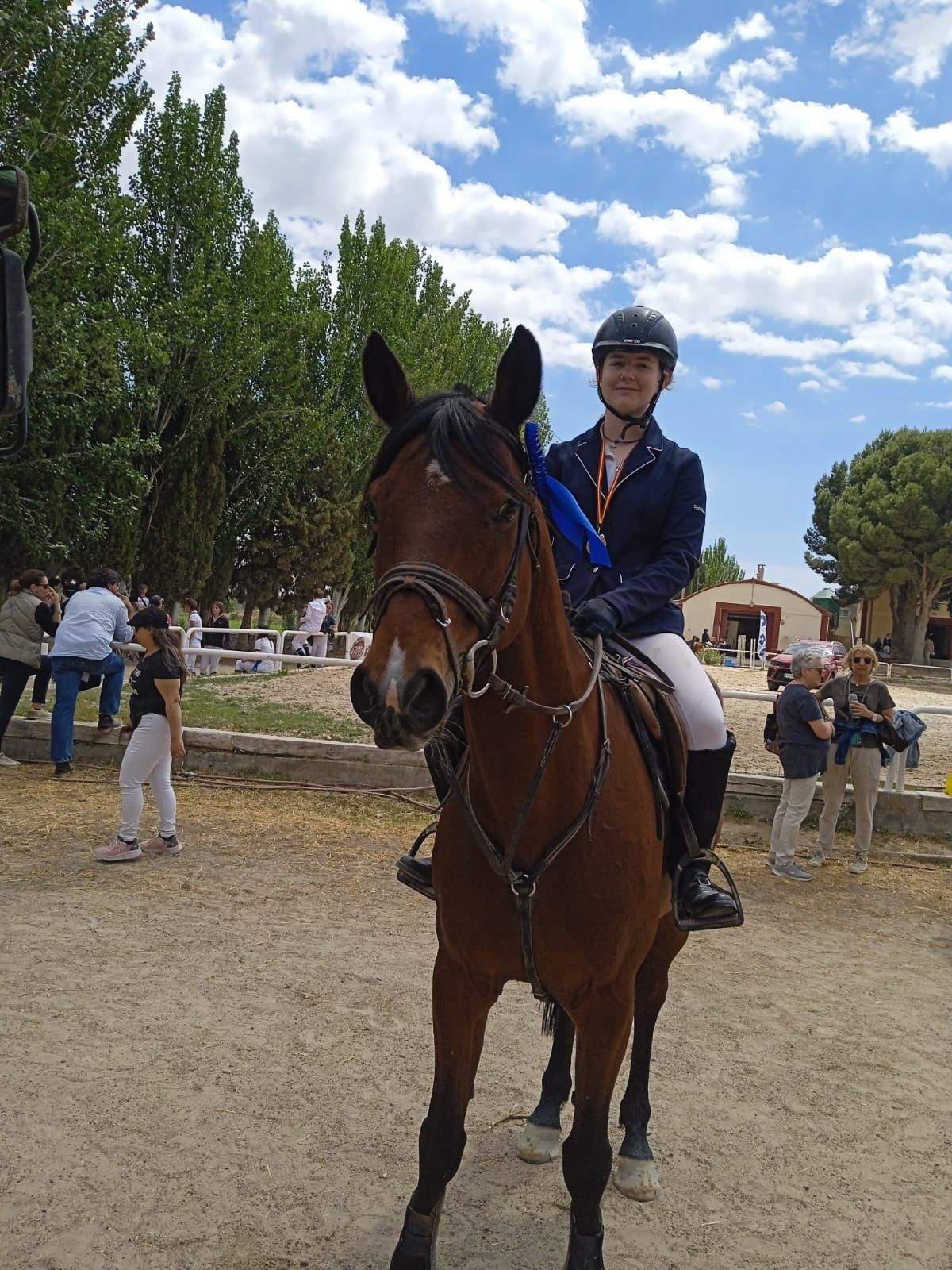 María Solano, en Zaragoza Hípica