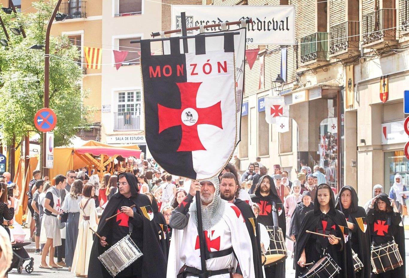 Monzón celebra desde este viernes y hasta el domingo el Homenaje a Guillem de Mont-rodón.