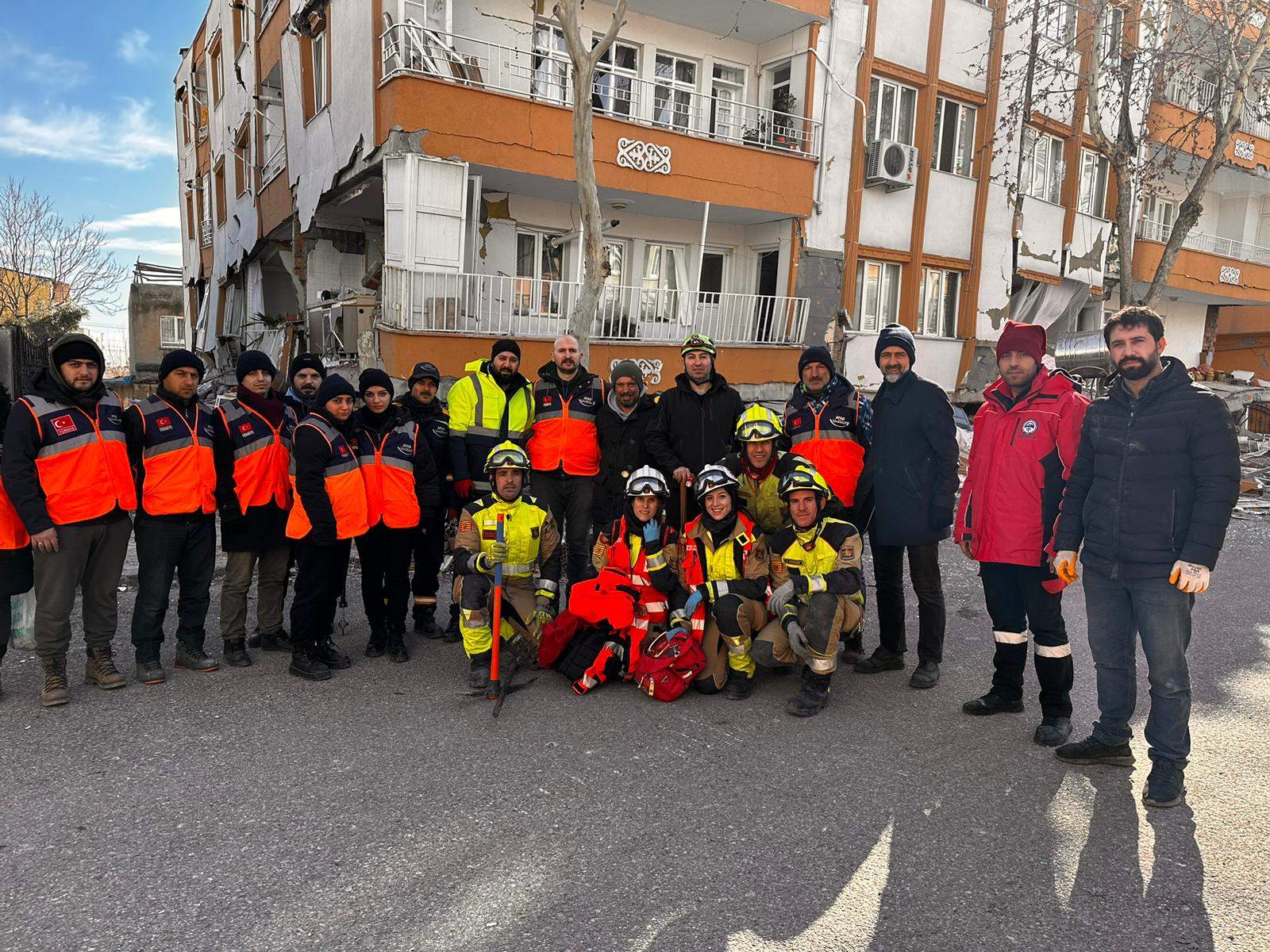 Presencia de los Bomberos de Zaragoza en Turquía