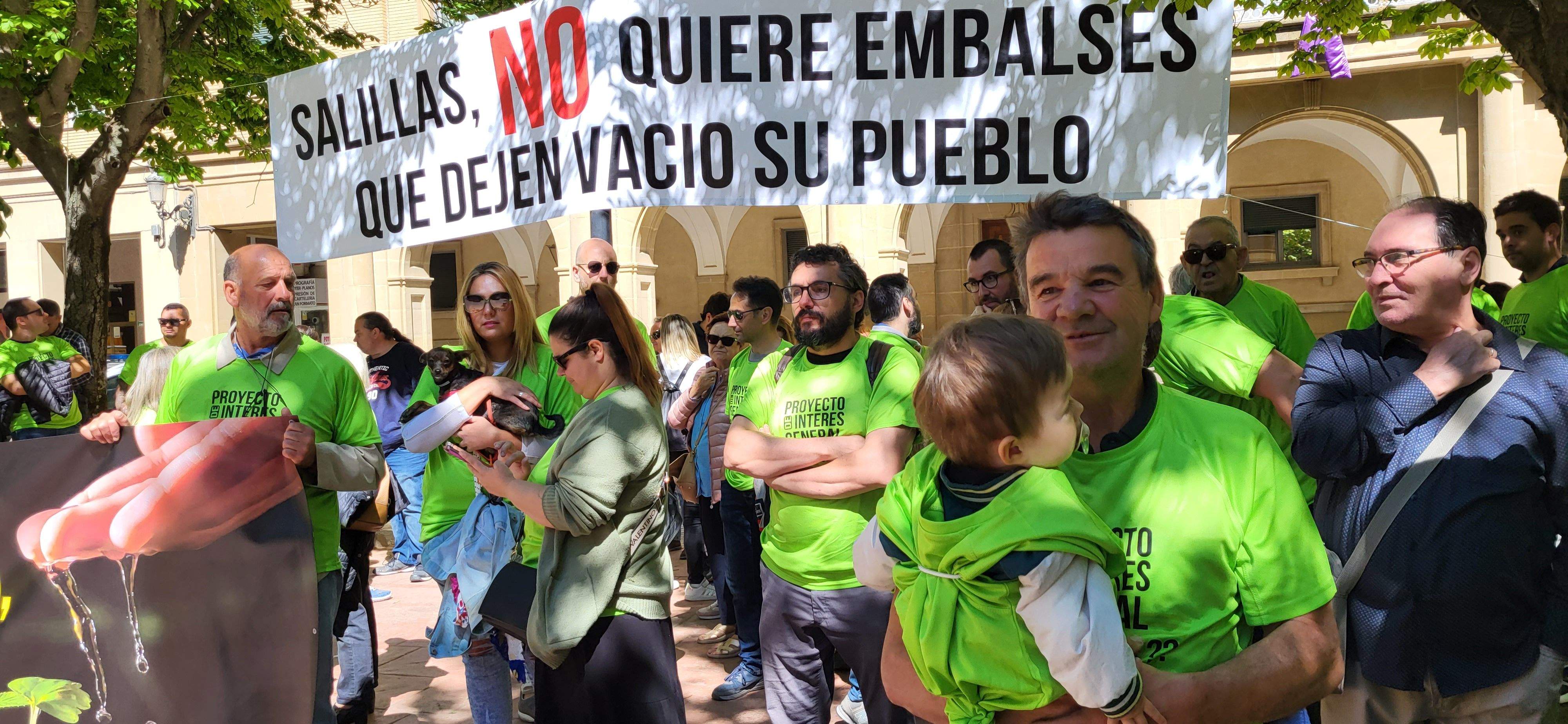 Movilización de Salillas y Huerto en defensa de sus regadíos. 