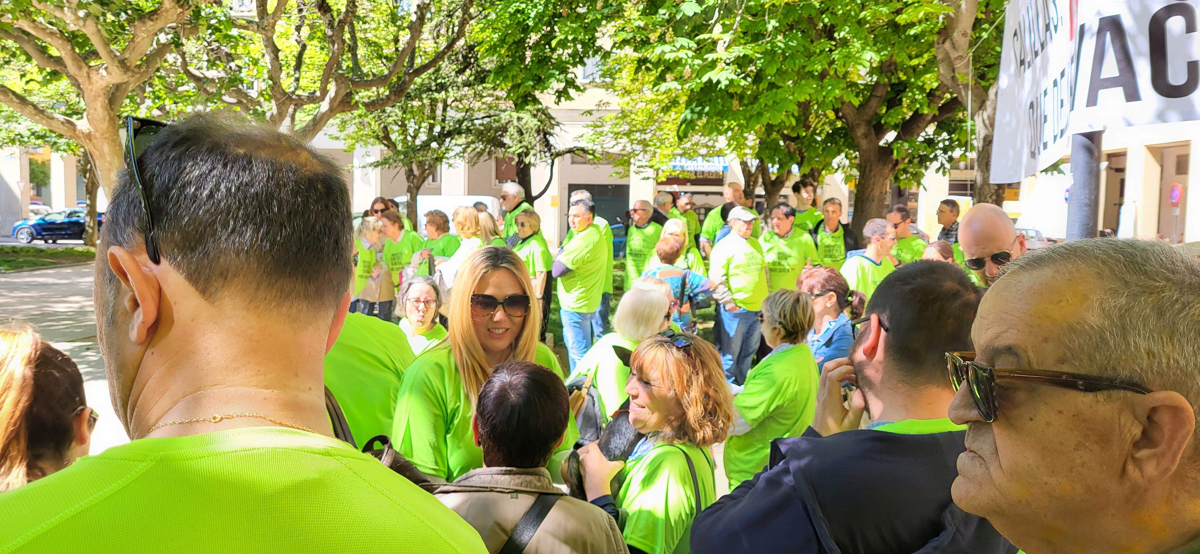 Movilización de Salillas y Huerto en defensa de sus regadíos. 
