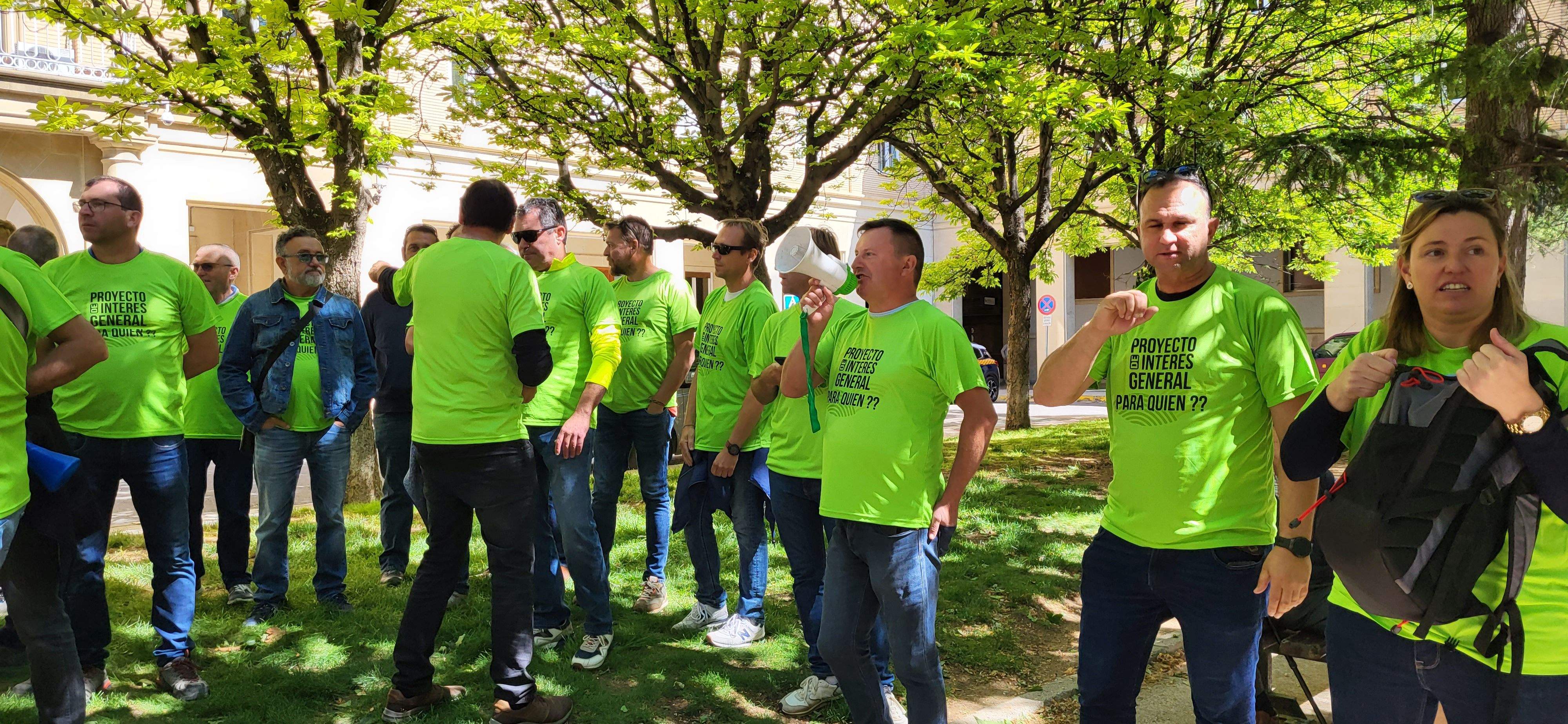 Movilización de Salillas y Huerto en defensa de sus regadíos. 