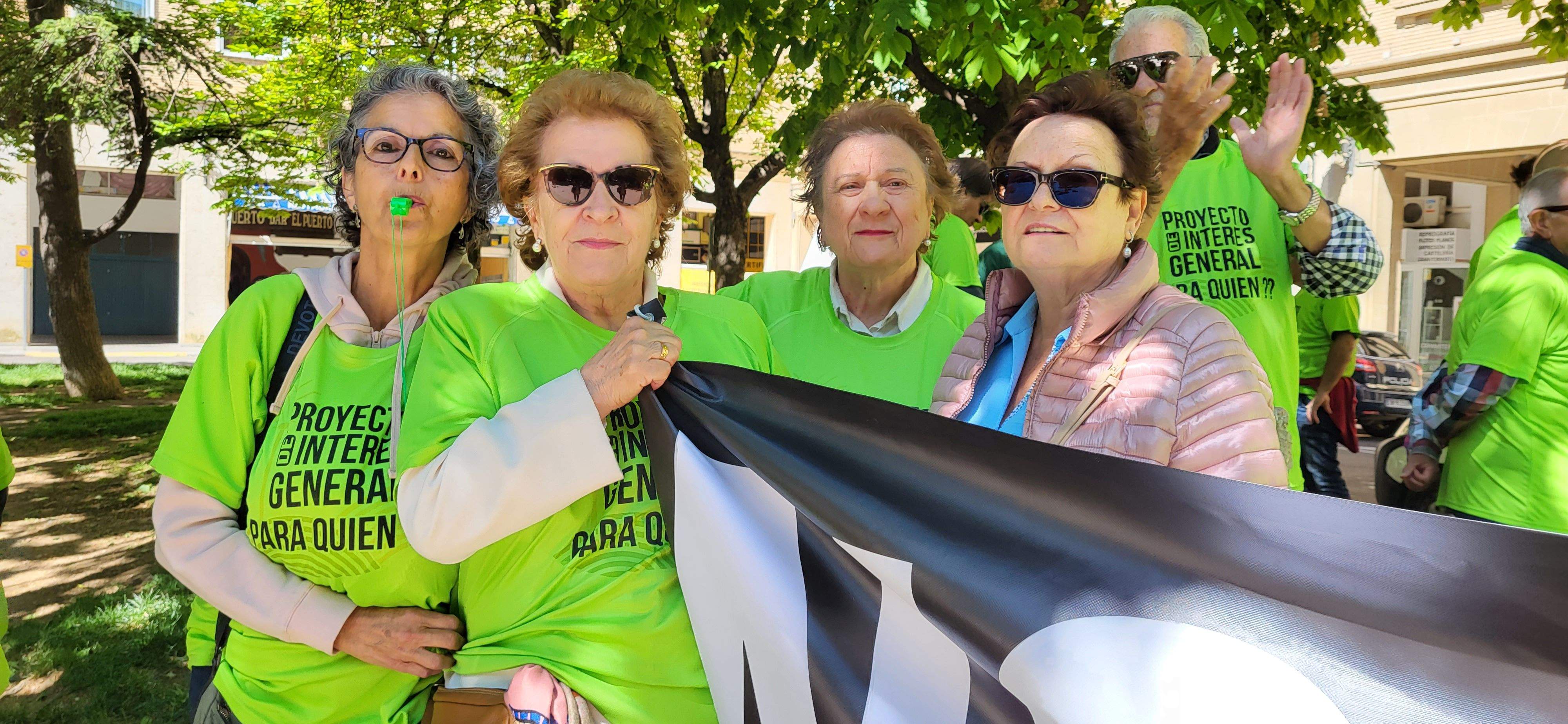 Movilización de Salillas y Huerto en defensa de sus regadíos. 