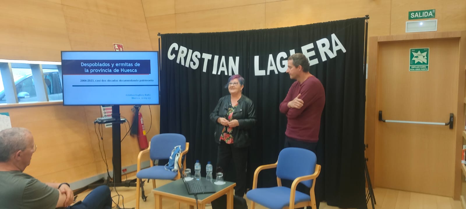 Cristian Laglera presentó sus libros.