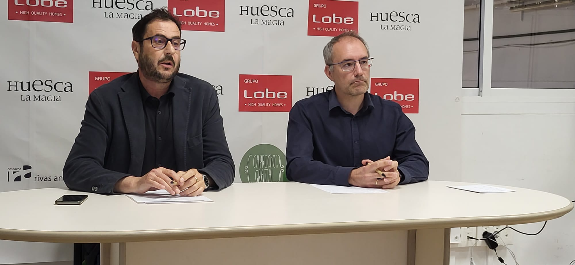 Fernando Lascorz presenta candidatura a la reelección como presidente, junto a Fernando Avellanas.