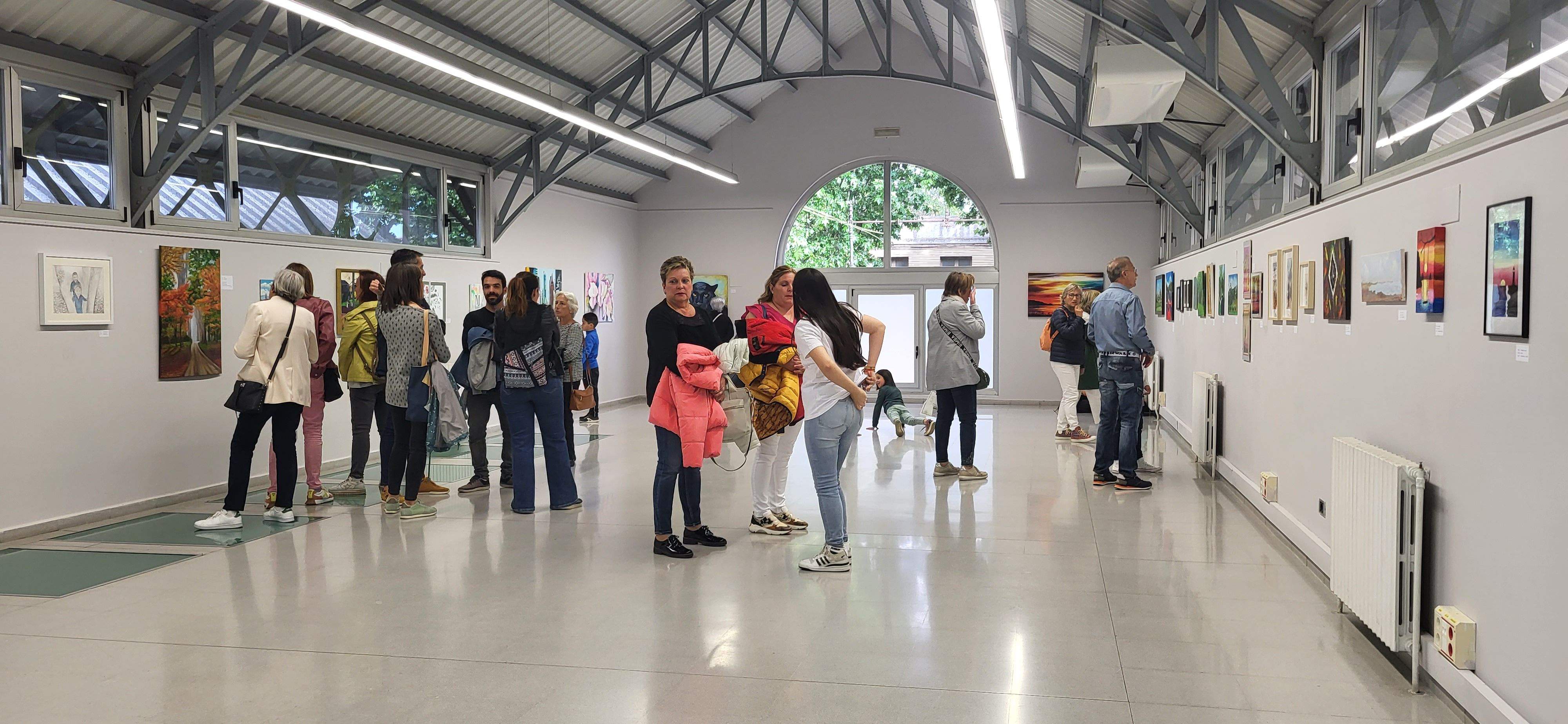 Exposición "Un paseo por la vida" del taller de Marian Ruiz. Foto Myriam Martínez