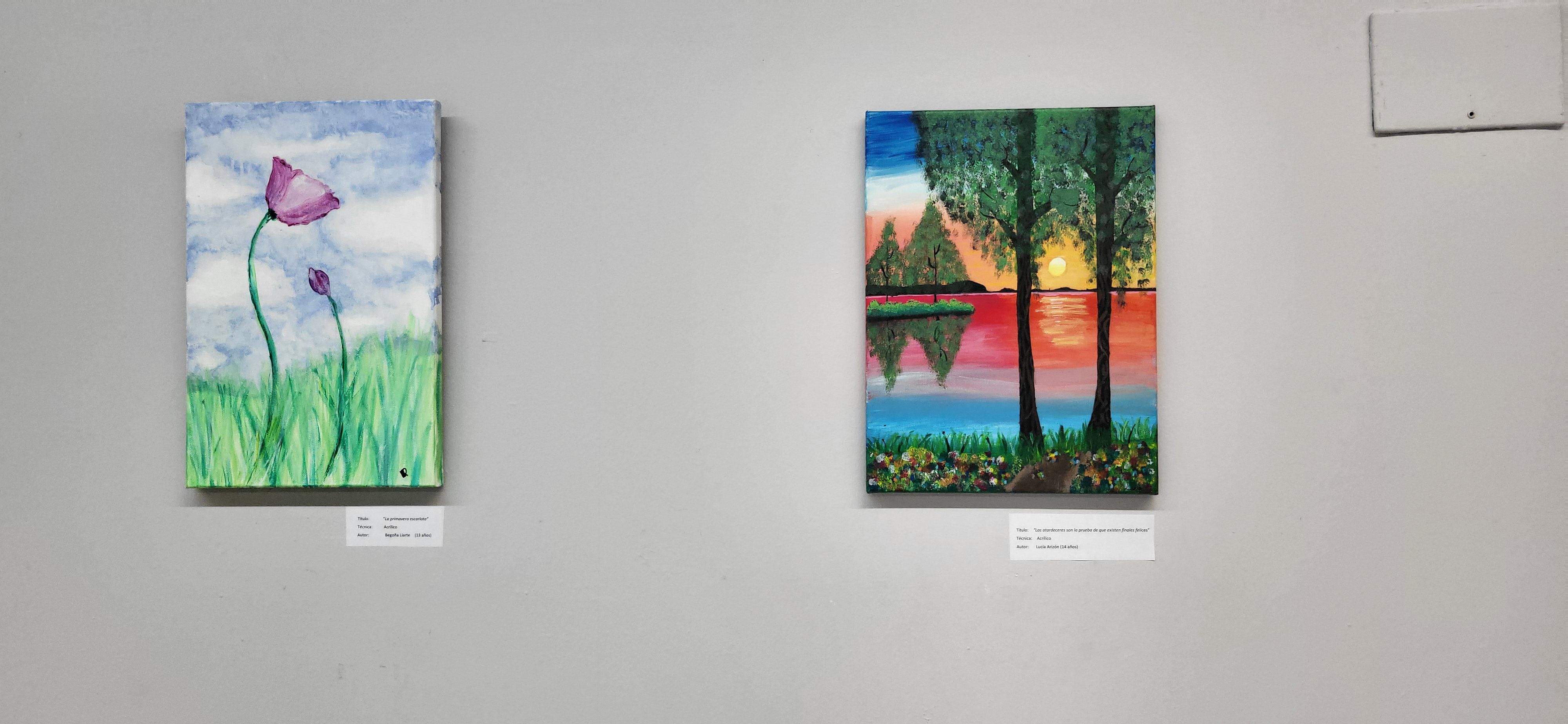 Exposición "Un paseo por la vida" del taller de Marian Ruiz. Foto Myriam Martínez