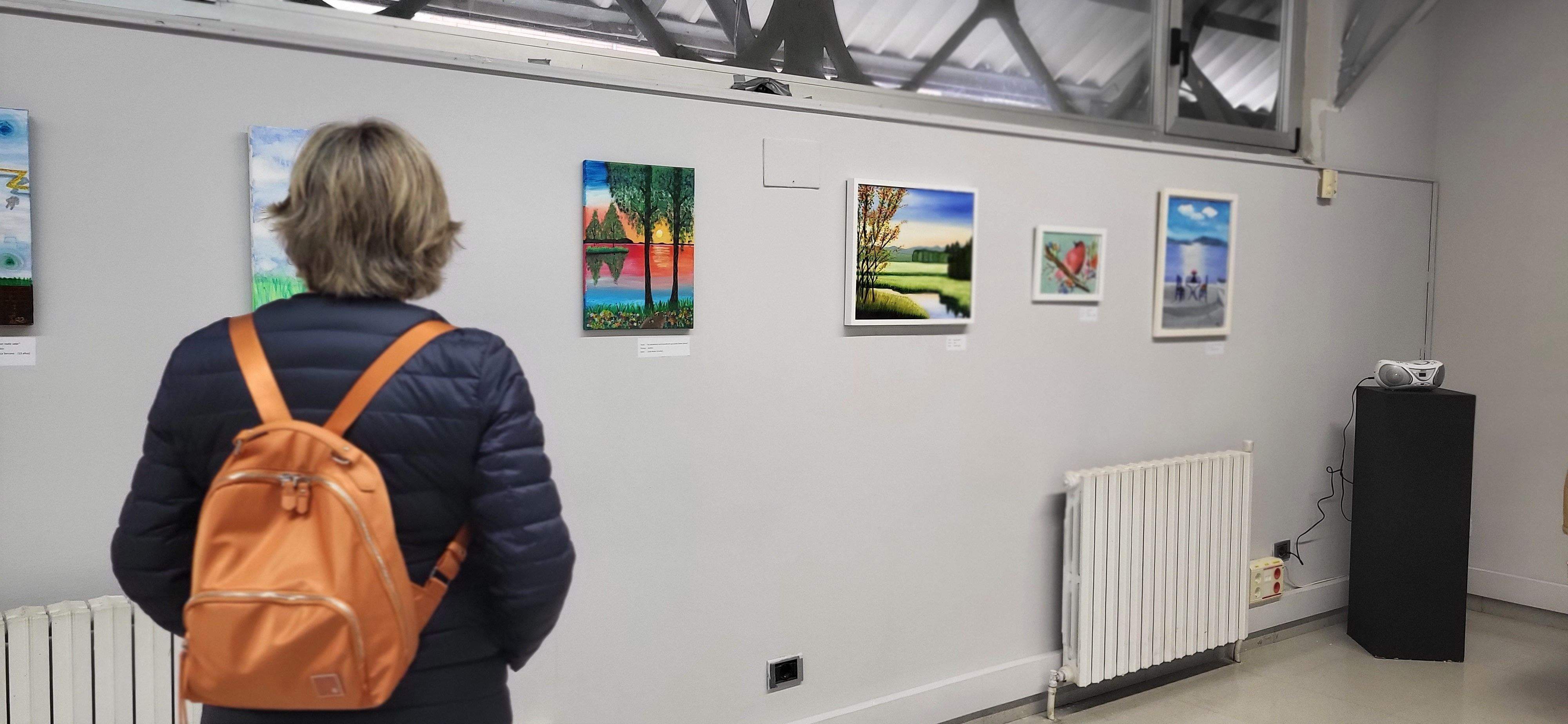 Exposición "Un paseo por la vida" del taller de Marian Ruiz. Foto Myriam Martínez