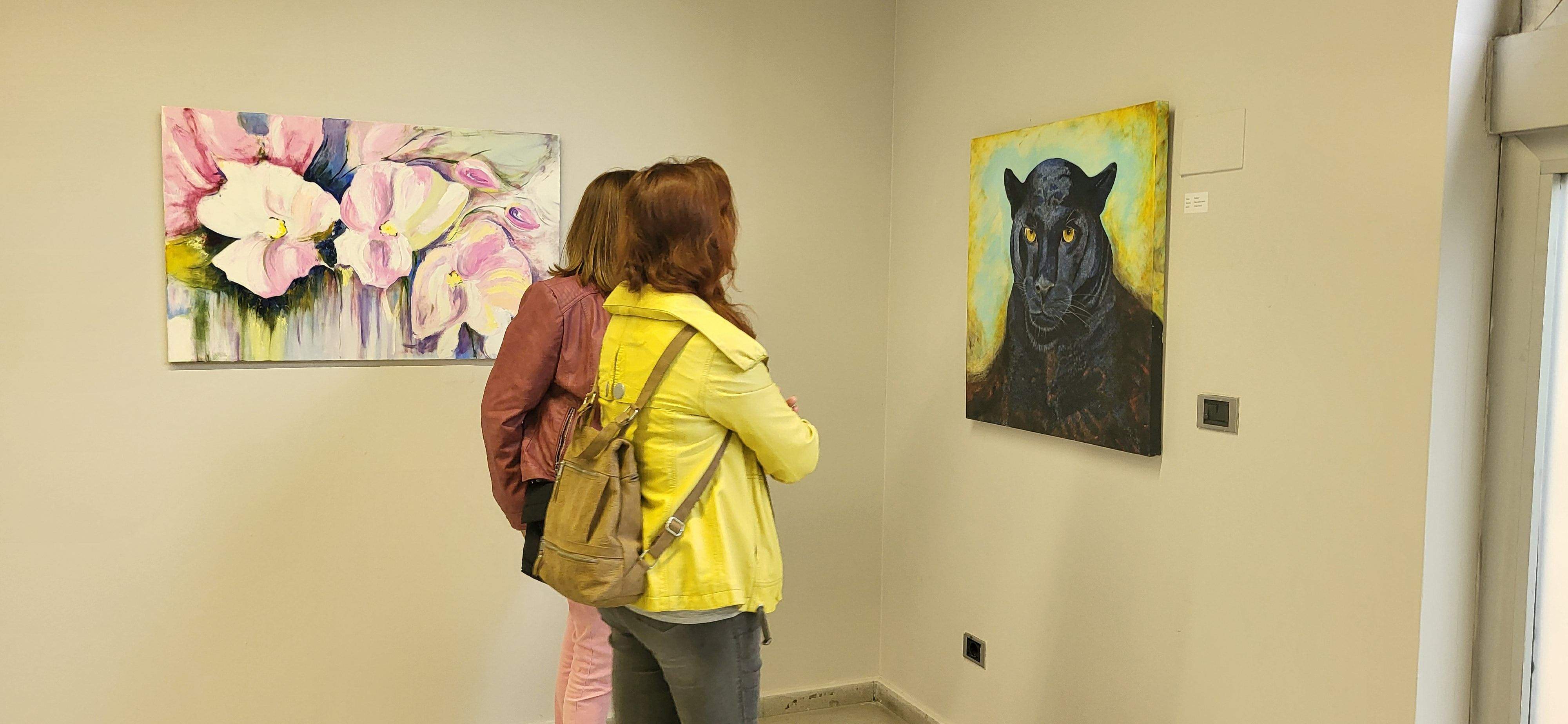 Exposición "Un paseo por la vida" del taller de Marian Ruiz. Foto Myriam Martínez