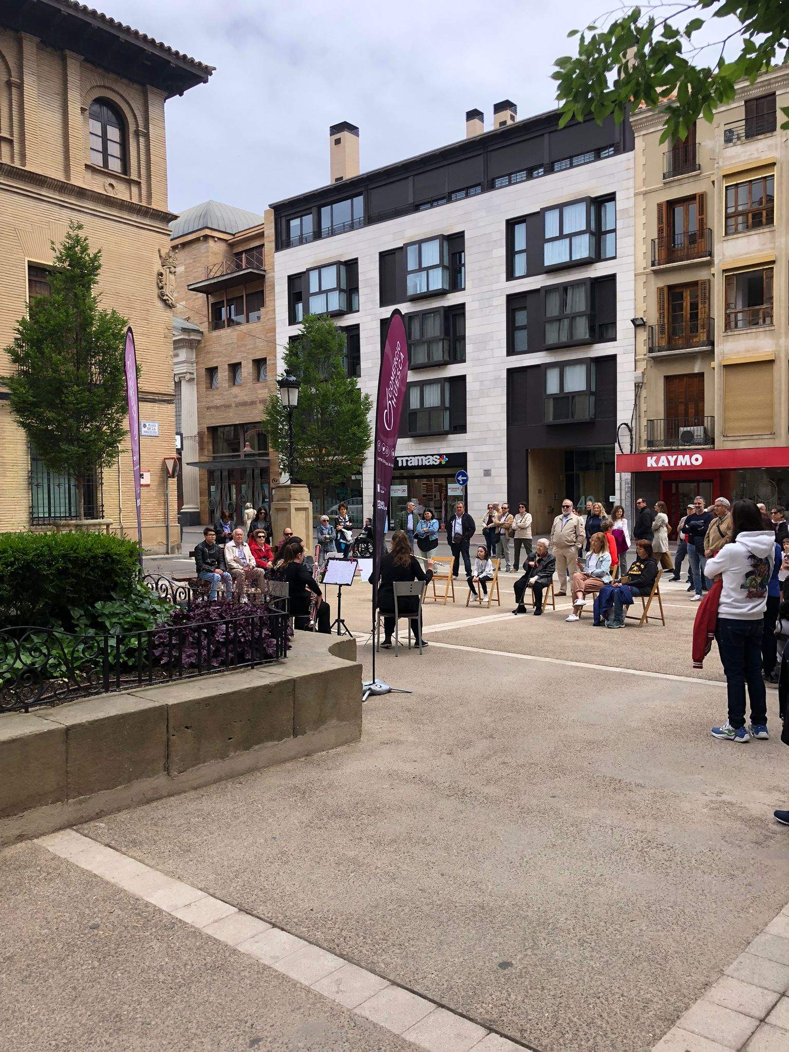 Primera sesión de Música en las Plazas