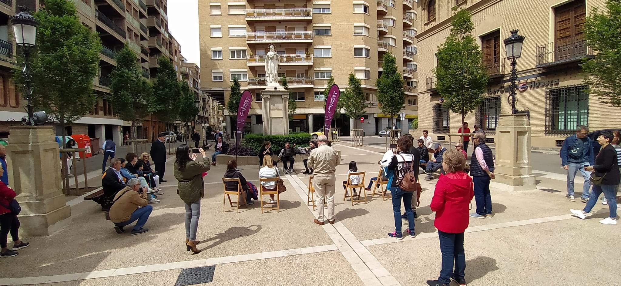 Primera sesión de Música en las Plazas