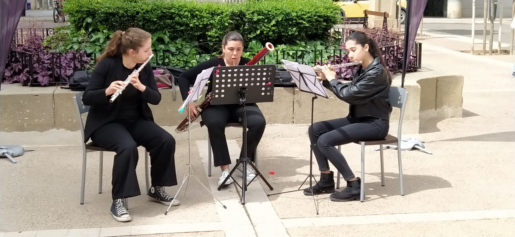Primera sesión de Música en las Plazas