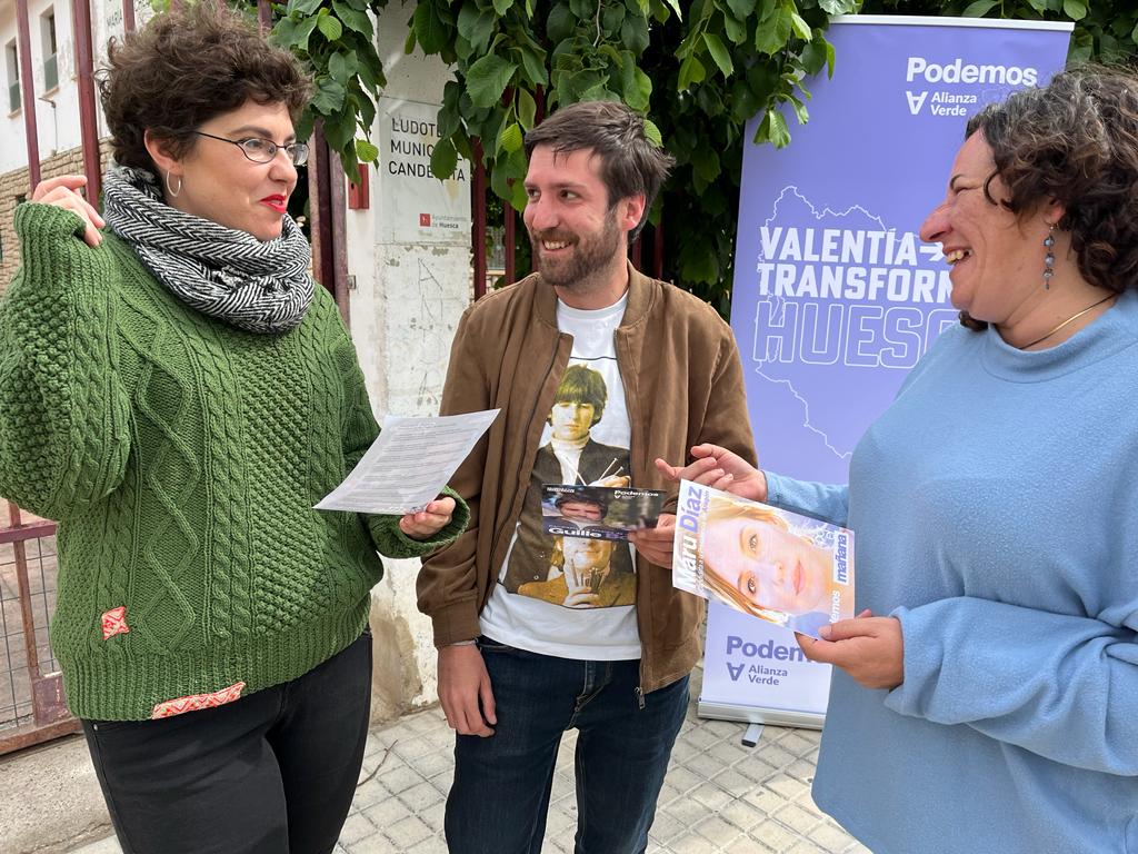 Podemos – Alianza Verde quiere una nueva escuela municipal en Huesca