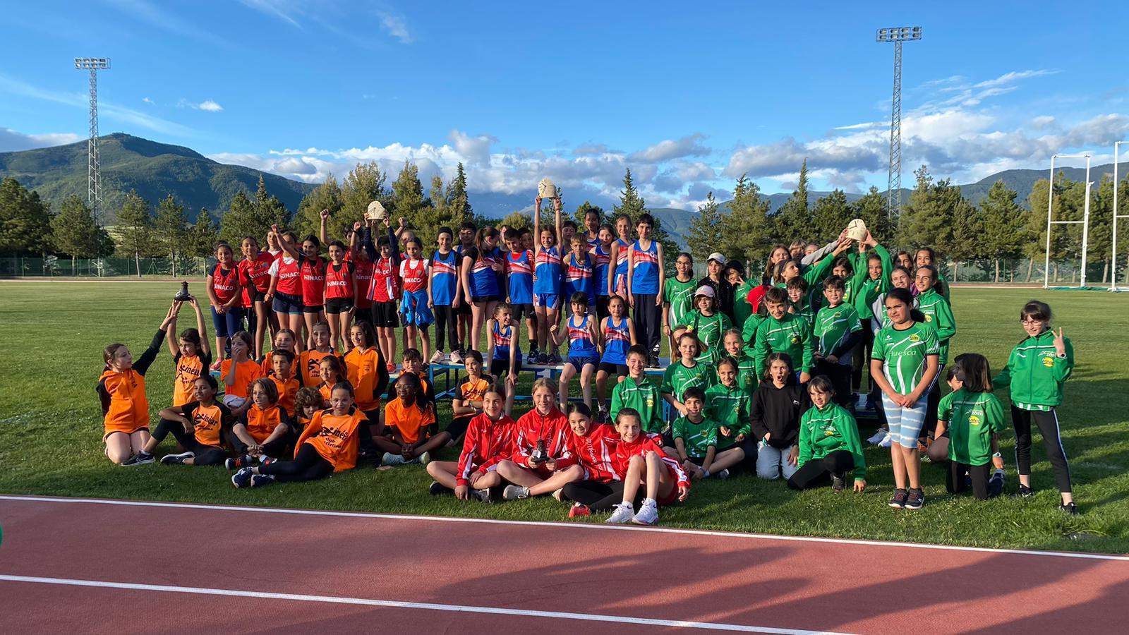 Intercomarcal Sub-12 (podio final con todos los equipos)