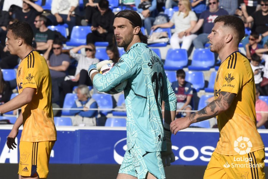 San Román, portero de la Ponfe y ex del Huesca